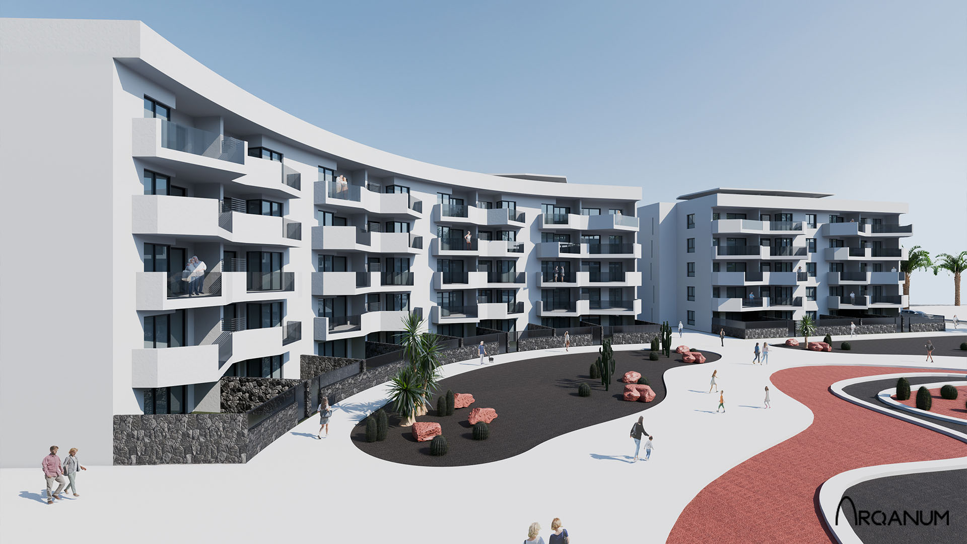 Viviendas en Arrecife, edificios